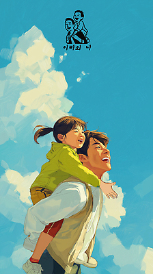 전신 PSD 구름 여자 남자 어린이 일러스트 하늘 웃음 소녀 소년 여러명 상반신 성인 업기 부녀 국내일러스트 자연요소 딸 다수 가족 모션 표정 사람 아빠 파일형식