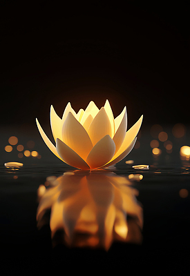 JPG 편집이미지 물결 한송이 연꽃 사람없음 빛 반사 갈색 어둠 보케 편집실사 AI포토 AI콘텐츠 1 꽃 컬러 CG 송이 파일형식