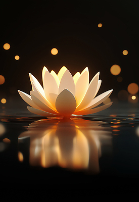 JPG 편집이미지 물결 한송이 연꽃 사람없음 빛 반사 갈색 어둠 보케 편집실사 AI포토 AI콘텐츠 1 꽃 컬러 CG 송이 파일형식