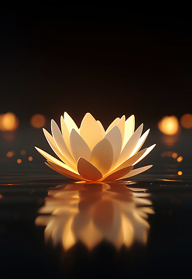 JPG 편집이미지 물결 한송이 연꽃 사람없음 빛 반사 갈색 어둠 보케 편집실사 AI포토 AI콘텐츠 1 꽃 컬러 CG 송이 파일형식