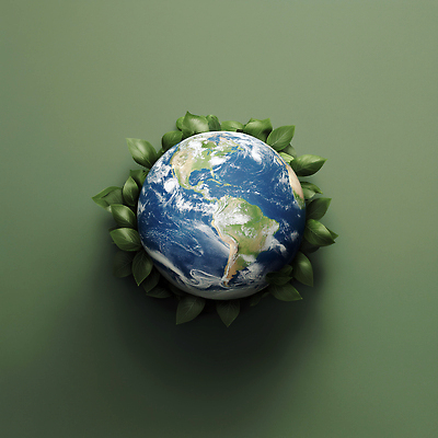 JPG 편집이미지 지구 잎 사람없음 초록색 풀 지구의날 편집실사 AI컴퓨터그래픽 AI콘텐츠 식물 기념일 컬러 CG 파일형식