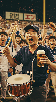 JPG 편집이미지 여자 남자 응원 맥주 웃음 들기 여러명 성인 손들기 기쁨 군중 즐거움 야구경기 응원복 맥주잔 관람 야구장 북채 작은북 캡모자 의료성형뷰티 성인만 편집실사 AI인물포토 AI콘텐츠 모자_잡화 옷 감정 다수 술잔 스포츠시설 모션 주류 표정 사람 야구 CG 북 파일형식 AI포토