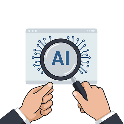 손 일러스트 돋보기 미래 들기 신체부위 디지털 회색 회로판 인터넷창 AI_인공지능 국내일러스트 AI파일 컬러 컨셉 인터넷 모션 사람 파일형식 벡터