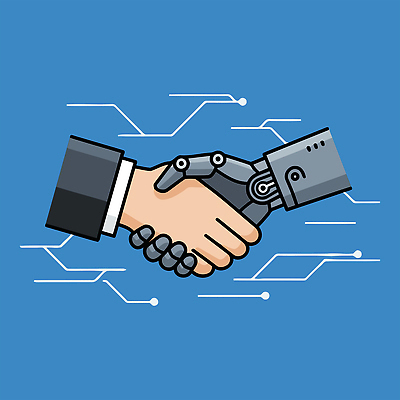 손 일러스트 미래 악수 들기 신체부위 파란색 디지털 회로판 로봇팔 AI_인공지능 국내일러스트 AI파일 컬러 컨셉 모션 사람 손짓 로봇 파일형식 벡터