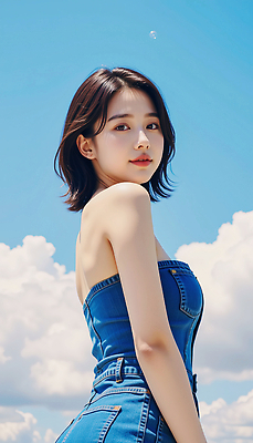 JPG 구름 모델 편집이미지 여자 포즈 하늘 한명 미소 성인 옆모습 여름 맑음 단발머리 비눗방울 튜브탑원피스 청치마 뷰티풀 의료성형뷰티 성인여자한명만 편집실사 AI인물포토 AI콘텐츠 자연요소 1 헤어스타일 계절 원피스 뷰포인트 날씨 표정 사람 치마 CG 여자한명만 성인여자만 파일형식 AI포토