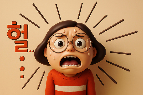 JPG 편집이미지 여자 3D캐릭터 입벌림 한명 상반신 성인 3D 놀람 유머 땀 공영순 성인여자한명만 안경낌 편집3D AI컴퓨터그래픽 AI콘텐츠 캐릭터 1 감정 안경 표정 사람 디지털합성 여자한명만 성인여자만 파일형식