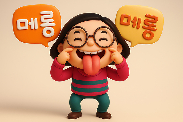 JPG 전신 편집이미지 여자 말풍선 3D캐릭터 한명 웃음 성인 3D 유머 공영순 메롱 놀림 성인여자한명만 안경낌 편집3D AI컴퓨터그래픽 AI콘텐츠 캐릭터 1 감정 안경 모션 표정 사람 디지털합성 여자한명만 성인여자만 파일형식