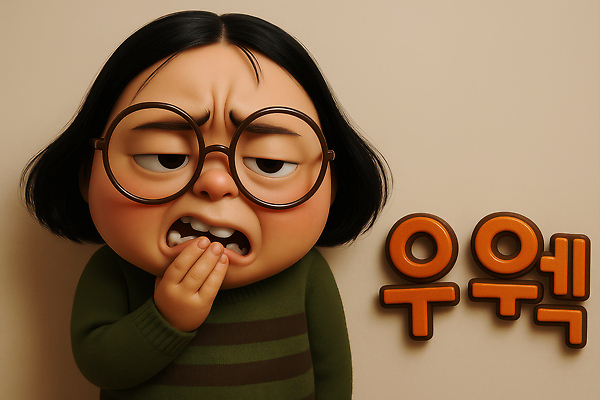 JPG 편집이미지 여자 3D캐릭터 한명 상반신 성인 3D 유머 찡그림 공영순 입가림 구역질 성인여자한명만 안경낌 편집3D AI컴퓨터그래픽 AI콘텐츠 캐릭터 1 감정 안경 표정 사람 가림 디지털합성 구토 여자한명만 성인여자만 파일형식