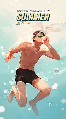 전신 PSD 남자 수영복 하늘색 일러스트 한명 성인 여름휴가 수중 수영 물안경 공기방울 물거품 성인남자한명만 국내일러스트 1 옷 휴가 사람 파란색 거품 수상스포츠 수영용품 남자한명만 성인남자만 파일형식 여름_계절