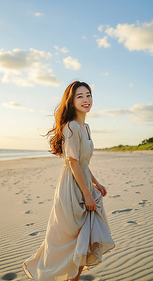 JPG 전신 구름 편집이미지 여자 여유 물결 바다 하늘 한명 웃음 성인 해변 옆모습 여름휴가 걷기 노을 잡기 발자국 쉬폰원피스 의료성형뷰티 성인여자한명만 편집실사 AI인물포토 AI콘텐츠 자연요소 1 원피스 감정 뷰포인트 자국 모션 휴가 표정 사람 CG 여자한명만 성인여자만 파일형식 여름_계절 AI포토