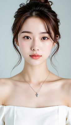 JPG 편집이미지 여자 목걸이 한명 미소 상반신 성인 앞모습 뷰티 흰색 피부관리 뷰티풀 의료성형뷰티 성인여자한명만 편집실사 오프숄더 AI인물포토 AI콘텐츠 1 뷰포인트 컬러 상의 장신구 표정 사람 CG 여자한명만 성인여자만 파일형식 AI포토