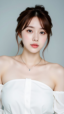 JPG 편집이미지 여자 목걸이 한명 상반신 성인 앞모습 뷰티 흰색 피부관리 뷰티풀 의료성형뷰티 성인여자한명만 편집실사 오프숄더 AI인물포토 AI콘텐츠 1 뷰포인트 컬러 상의 장신구 사람 CG 여자한명만 성인여자만 파일형식 AI포토