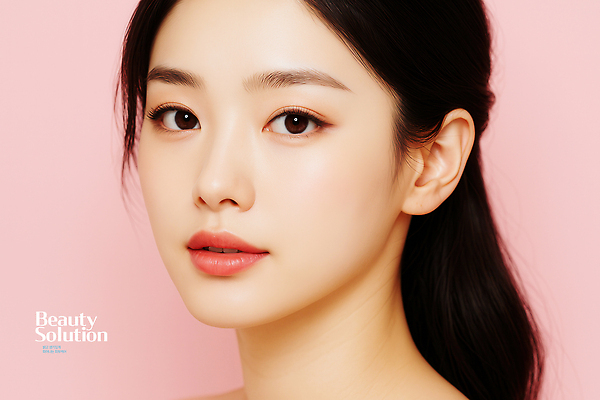 PSD 편집이미지 응시 여자 얼굴 분홍색 한명 미소 성인 뷰티 피부관리 솔루션 의료성형뷰티 성인여자한명만 이미지편집 1 시선 컬러 표정 사람 신체부위 여자한명만 성인여자만 파일형식