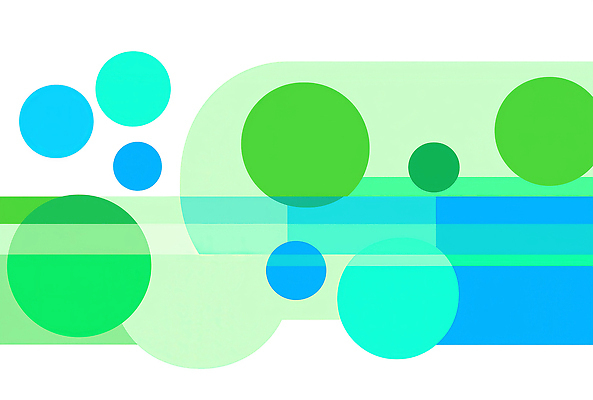 JPG 디자인 백그라운드 곡선 일러스트 추상 사람없음 원형 겹침 구성 민트색 국내일러스트 AI일러스트 AI콘텐츠 도형 선 컬러 무늬 파일형식