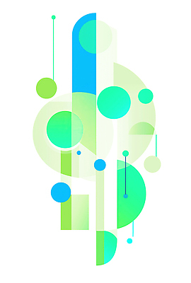 JPG 디자인 백그라운드 곡선 일러스트 추상 사람없음 원형 겹침 구성 민트색 국내일러스트 AI일러스트 AI콘텐츠 도형 선 컬러 무늬 파일형식