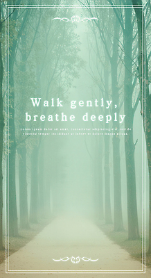 PSD 나무 편집이미지 사람없음 표어 카드 메시지 숲길 감성 민트색 이미지편집 식물 길 컬러 컨셉 파일형식