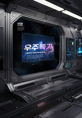 PSD 편집이미지 사람없음 내부 쇼핑 3D 회색 우주선 은하수 특가판매 홀로그램 이미지편집 편집3D 컬러 자연 세일 우주 디지털합성 파일형식