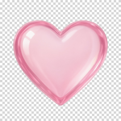 편집이미지 분홍색 누끼 사람없음 3D 하트 입체 광택 PNG 엘리먼트 편집소스 모양 컬러 디지털합성 파일형식