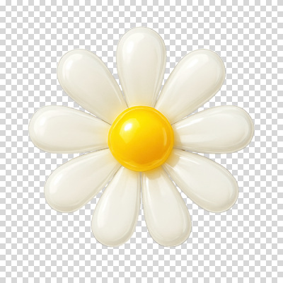 편집이미지 꽃 누끼 사람없음 3D 흰색 입체 광택 PNG 엘리먼트 편집소스 식물 컬러 디지털합성 파일형식