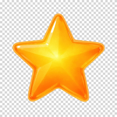 편집이미지 별 누끼 사람없음 노란색 3D 입체 광택 PNG 엘리먼트 편집소스 자연요소 컬러 디지털합성 파일형식