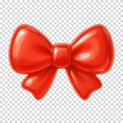 편집이미지 리본 누끼 사람없음 빨간색 3D 입체 광택 PNG 엘리먼트 편집소스 컬러 디지털합성 파일형식