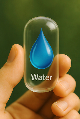 JPG 편집이미지 손 들기 신체부위 물 알약 자연보호 그린캠페인 물방울 물부족 표본 편집실사 AI컴퓨터그래픽 AI콘텐츠 자연요소 캠페인 모션 자연 사람 약 보호 사회이슈 CG 파일형식