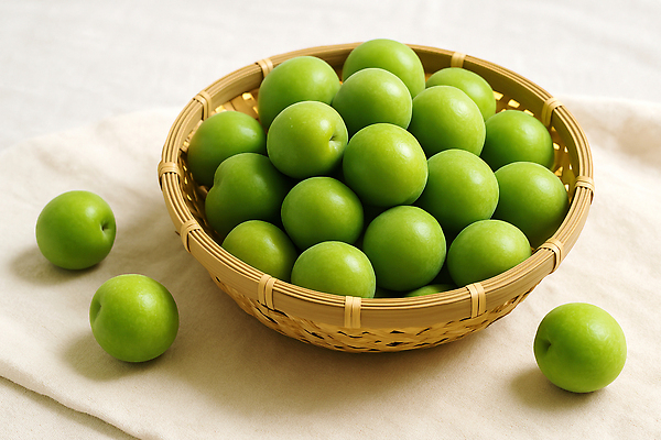 JPG 편집이미지 사람없음 소쿠리 여러개 천 담기 매실 편집실사 AI포토 AI콘텐츠 다수 모션 바구니 직물 CG 파일형식