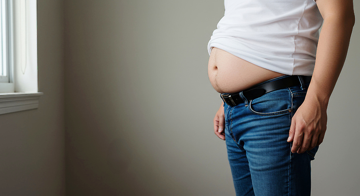 JPG 편집이미지 남자 몸매관리 창문 그림자 한명 성인 건강관리 복부비만 뱃살 복부 의료성형뷰티 체형관리 성인남자한명만 편집실사 AI인물포토 AI콘텐츠 1 다이어트 건강 관리 사람 신체부위 비만 CG 남자한명만 성인남자만 파일형식 AI포토