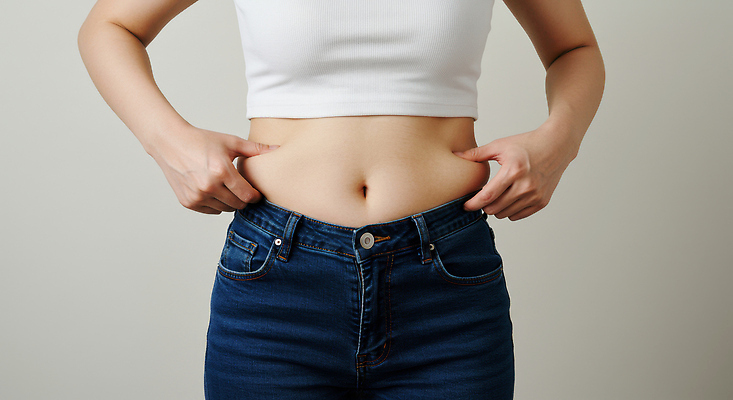 JPG 편집이미지 여자 몸매관리 한명 성인 건강관리 잡기 복부비만 뱃살 복부 의료성형뷰티 체형관리 성인여자한명만 편집실사 AI인물포토 AI콘텐츠 1 다이어트 모션 건강 관리 사람 신체부위 비만 CG 여자한명만 성인여자만 파일형식 AI포토