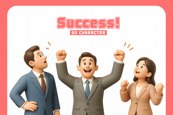 PSD 편집이미지 여자 남자 허리손 성공 3D캐릭터 웃음 정장 상반신 성인 세명 3D 손들기 놀람 주먹 기쁨 만세 비즈니스맨 비즈니스우먼 성인만 편집3D 캐릭터 옷 감정 포즈 컨셉 비즈니스 모션 표정 사람 직장인 디지털합성 파일형식