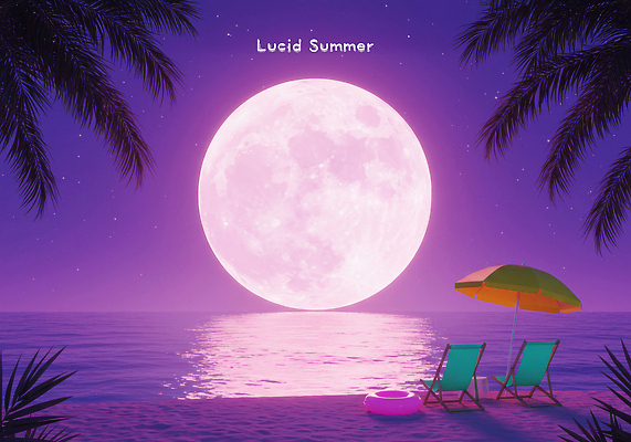 PSD 편집이미지 밤하늘 해변 사람없음 모래사장 야자수 보라색 보름달 파라솔 달빛 선베드 감성 튜브 야자수잎 여름밤 몽환 수평선 윤슬 이미지편집 나무 물결 바다 컬러 컨셉 잎 의자 하늘 여름 달 야간 파일형식