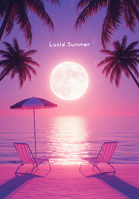 PSD 편집이미지 밤하늘 그림자 해변 사람없음 모래사장 야자수 보라색 보름달 파라솔 달빛 선베드 감성 여름밤 몽환 수평선 윤슬 이미지편집 나무 물결 바다 컬러 컨셉 의자 하늘 여름 달 야간 파일형식