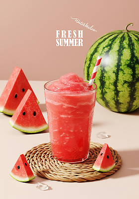 PSD 편집이미지 분홍색 디저트 여름음식 잔 빨대 이벤트 사람없음 얼음 카페 차가움 시원함 수박조각 수박주스 스무디 코스터 제철과일 이미지편집 자연요소 식기 음료 음식 컬러 조각 과일 수박 상점 과일주스 컵받침 제철 파일형식 여름_계절