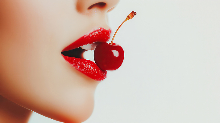 JPG 편집이미지 여자 분홍색 한명 근접촬영 성인 신체부위 빨간색 뷰티 앵두 입술 광택 의료성형뷰티 성인여자한명만 편집실사 AI인물포토 AI콘텐츠 1 열매 뷰포인트 컬러 사람 CG 여자한명만 성인여자만 파일형식 AI포토