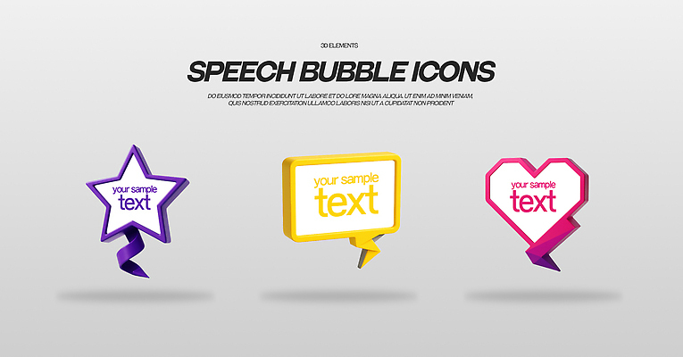 PSD 아이콘 별 분홍색 말풍선 사람없음 세트 3D아이콘 노란색 3D 사각형 보라색 하트 오브젝트 버블 편집3D 자연요소 모양 도형 컬러 디지털합성 파일형식