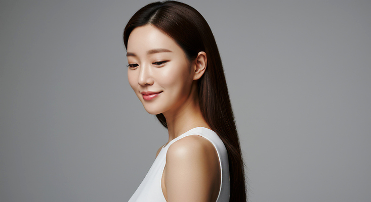 JPG 모델 편집이미지 여자 관리 한명 미소 상반신 성인 피부관리 의료성형뷰티 성인여자한명만 편집실사 AI인물포토 AI콘텐츠 1 표정 사람 뷰티 CG 여자한명만 성인여자만 파일형식 AI포토