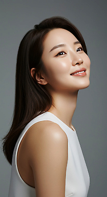 JPG 모델 편집이미지 여자 관리 한명 미소 상반신 성인 피부관리 의료성형뷰티 성인여자한명만 편집실사 AI인물포토 AI콘텐츠 1 표정 사람 뷰티 CG 여자한명만 성인여자만 파일형식 AI포토