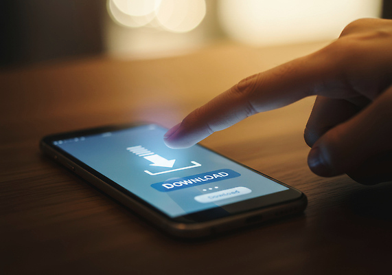 JPG 편집이미지 손 신체부위 스마트폰 터치 다운로드 해킹 불법다운로드 편집실사 AI인물포토 AI콘텐츠 사람 핸드폰 스마트기기 CG 불법 파일형식 AI포토