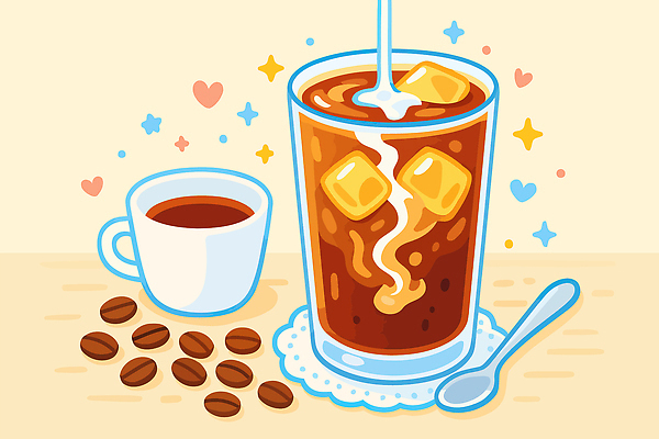 일러스트 사람없음 반짝임 얼음 우유 원두 하트 붓기 커피잔 티스푼 컵받침 아이스아메리카노 엘리먼트 홈카페 국내일러스트 AI파일 자연요소 모양 커피 모션 잔 유제품 숟가락 카페 받침대 아메리카노 아이스커피 파일형식 벡터