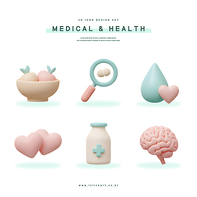 PSD 아이콘 그릇 분홍색 과일 의학 돋보기 건강 사람없음 3D아이콘 알약 3D 물방울 하트 약병 뇌 민트색 십자마크 편집3D 모양 식기 컬러 약 디지털합성 병_담는 파일형식