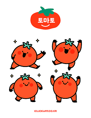 토마토 채소 일러스트 웃음 사람없음 반짝임 손들기 점프 만세 즐거움 토마토캐릭터 일러캐릭터 AI파일 캐릭터 감정 모션 표정 파일형식 벡터