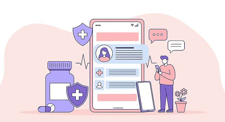 전신 남자 꽃 화분 분홍색 말풍선 일러스트 설명 한명 미소 들기 성인 스마트폰 알약 의사 약병 상담 방패모양 심전도 십자마크 프로필 원격의료 성인남자한명만 국내일러스트 AI파일 모양 식물 1 컬러 의학 모션 표정 사람 핸드폰 스마트기기 약 진료 의료진 방패 원격 병_담는 남자한명만 성인남자만 파일형식 벡터