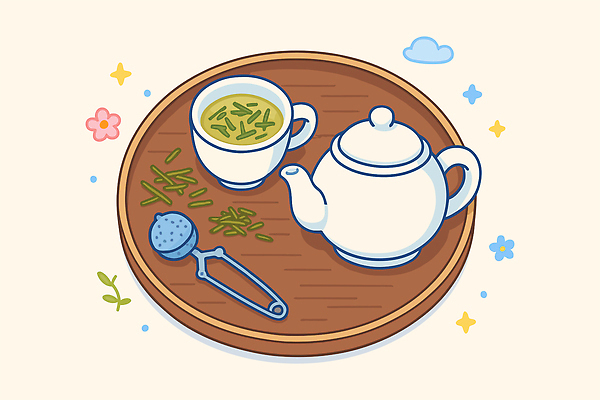 꽃 일러스트 티타임 사람없음 반짝임 찻잔 찻주전자 구름모양 녹차잎 다과상 차거름망 국내일러스트 AI파일 모양 식물 모션 주전자 휴식 잔 녹차 다과 찻잎 파일형식 벡터 구름_자연