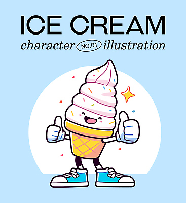하늘색 일러스트 웃음 사람없음 반짝임 따봉 아이스크림콘 콘아이스크림 아이스크림캐릭터 스프링클 일러캐릭터 AI파일 캐릭터 모션 아이스크림 표정 장식 파란색 최고 콘 파일형식 벡터