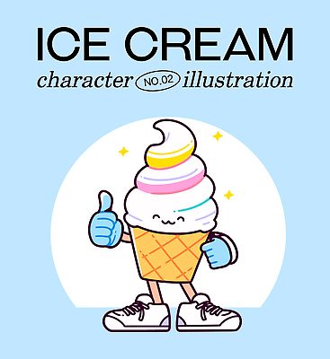 하늘색 일러스트 웃음 사람없음 반짝임 따봉 아이스크림콘 콘아이스크림 아이스크림캐릭터 일러캐릭터 AI파일 캐릭터 모션 아이스크림 표정 파란색 최고 콘 파일형식 벡터