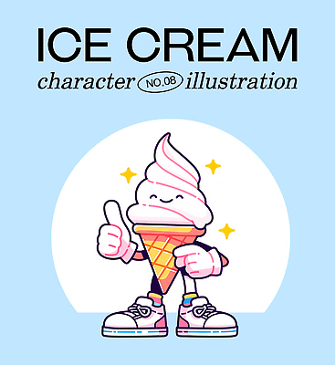 하늘색 일러스트 웃음 사람없음 반짝임 따봉 아이스크림콘 콘아이스크림 아이스크림캐릭터 일러캐릭터 AI파일 캐릭터 모션 아이스크림 표정 파란색 최고 콘 파일형식 벡터