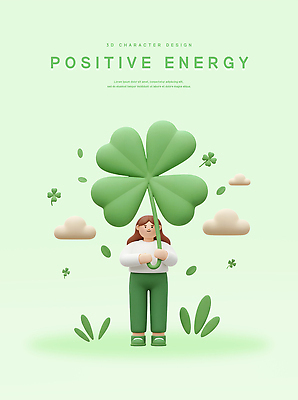 PSD 구름 편집이미지 여자 잎 한명 미소 들기 성인 연두색 3D 에너지 풀 행운 네잎클로버 긍정 긍정적 성인여자한명만 편집3D 자연요소 식물 1 감정 컨셉 모션 표정 사람 초록색 클로버 디지털합성 여자한명만 성인여자만 파일형식