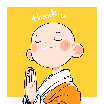 남자 어린이 일러스트 한명 미소 소년 상반신 노란색 눈감음 감사 동자승 승복 합장 땡큐 소년한명만 국내일러스트 AI파일 1 감정 컬러 모션 표정 사람 손짓 승려 남자한명만 소년만 파일형식 벡터
