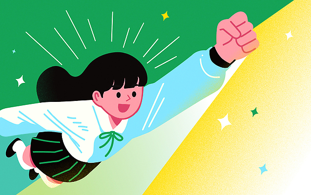 전신 여학생 여자 교복 일러스트 청소년 한명 미소 초록색 반짝임 노란색 손들기 점프 주먹 영웅 내신등급 슈퍼히어로 정복 십대여자한명만 국내일러스트 AI파일 1 학생 옷 교육 컬러 모션 표정 사람 여자한명만 십대여자만 파일형식 벡터