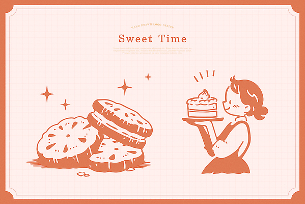 접시 여자 어린이 분홍색 라인일러스트 일러스트 한명 미소 들기 소녀 상반신 반짝임 쿠키 케이크 달콤 심볼 라인아트 소녀한명만 국내일러스트 AI파일 1 식기 선 컬러 모션 디저트 표정 사람 맛 여자한명만 소녀만 파일형식 벡터